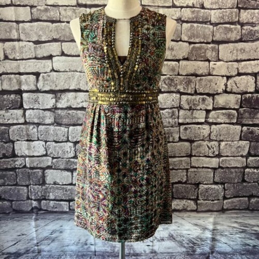 Nanette Lepore Silk Fully Lined Sleeveless Dress Size 6